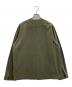 KLOKE (クローク) ノーカラージャケット カーキ サイズ:Ⅿ：5000円