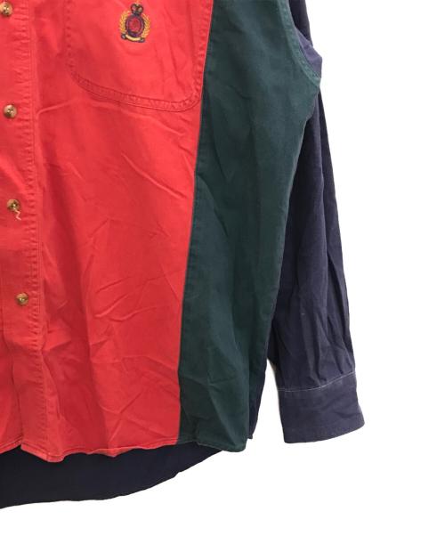 BUGLE BOY（ビューグルボーイ）BUGLE BOY (ビューグルボーイ) シャツ レッド サイズ:XLの古着・服飾アイテム