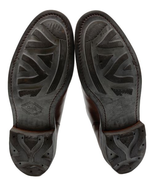 Crockett & Jones（クロケット＆ジョーンズ）Crockett & Jones (クロケット＆ジョーンズ) Uチップシューズ ブラウン サイズ:6　1/2Eの古着・服飾アイテム