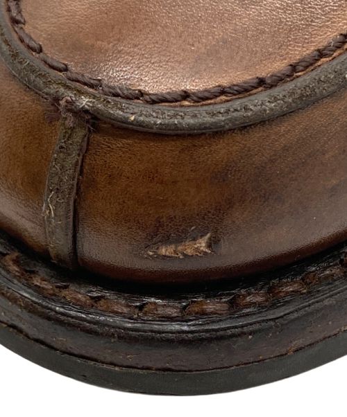 Crockett & Jones（クロケット＆ジョーンズ）Crockett & Jones (クロケット＆ジョーンズ) Uチップシューズ ブラウン サイズ:6　1/2Eの古着・服飾アイテム