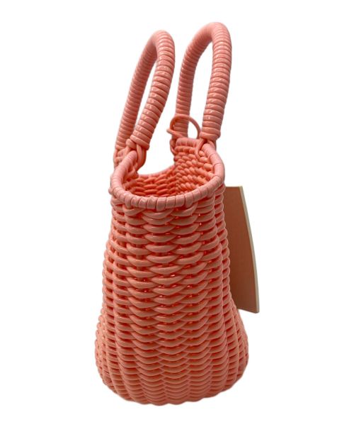 beautiful people（ビューティフルピープル）beautiful people (ビューティフルピープル) ワイドチューブニッティングバスケット ピンクの古着・服飾アイテム