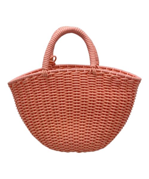 beautiful people（ビューティフルピープル）beautiful people (ビューティフルピープル) ワイドチューブニッティングバスケット ピンクの古着・服飾アイテム