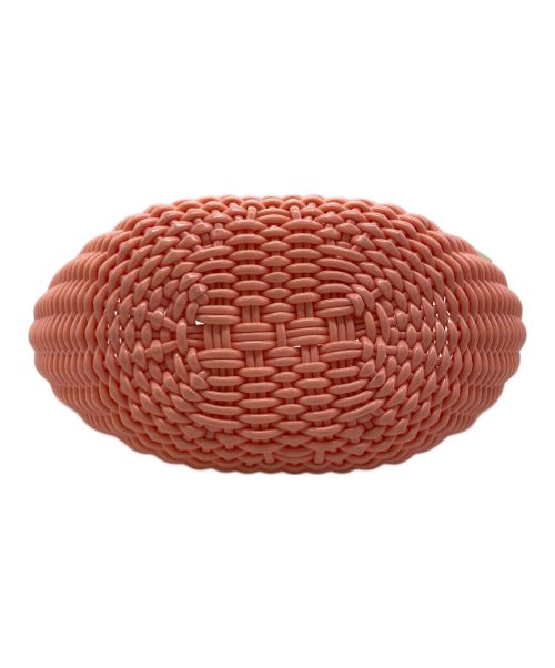 beautiful people（ビューティフルピープル）beautiful people (ビューティフルピープル) ワイドチューブニッティングバスケット ピンクの古着・服飾アイテム