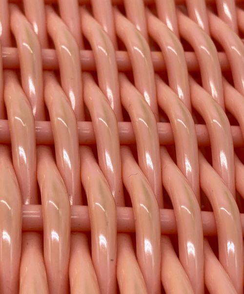 beautiful people（ビューティフルピープル）beautiful people (ビューティフルピープル) ワイドチューブニッティングバスケット ピンクの古着・服飾アイテム