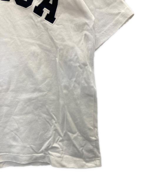 NAUTICA（ノーティカ）NAUTICA (ノーティカ) ロゴカットソー ホワイト サイズ:Lの古着・服飾アイテム