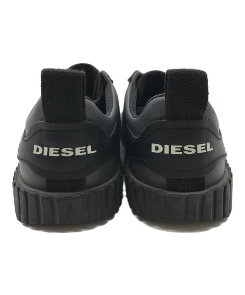 DIESEL（ディーゼル）DIESEL (ディーゼル) ローカットスニーカー ブラック サイズ:25.5の古着・服飾アイテム