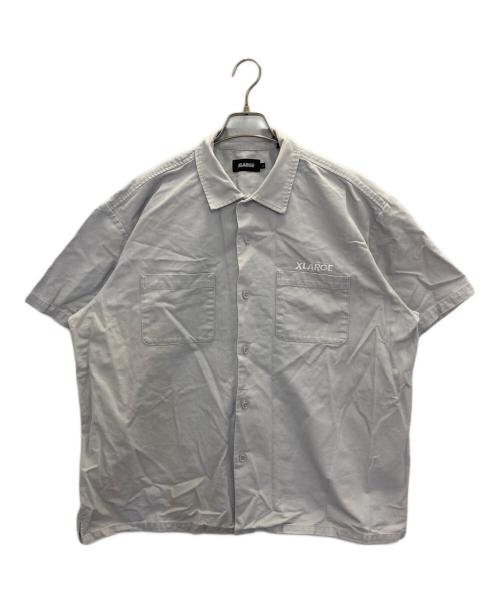 X-LARGE（エクストララージ）X-LARGE (エクストララージ) 半袖ワークシャツ グレー サイズ:Lの古着・服飾アイテム