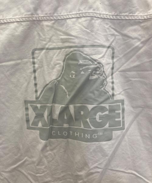 X-LARGE（エクストララージ）X-LARGE (エクストララージ) 半袖ワークシャツ グレー サイズ:Lの古着・服飾アイテム