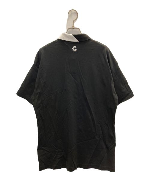 CRONOS（クロノス）CRONOS (クロノス) ロゴプリントシャツ ブラック サイズ:Lの古着・服飾アイテム