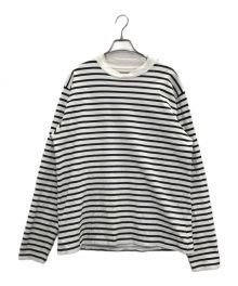 Barbour（バブアー）の古着「ロングスリーブTシャツ」｜ネイビー×ホワイト