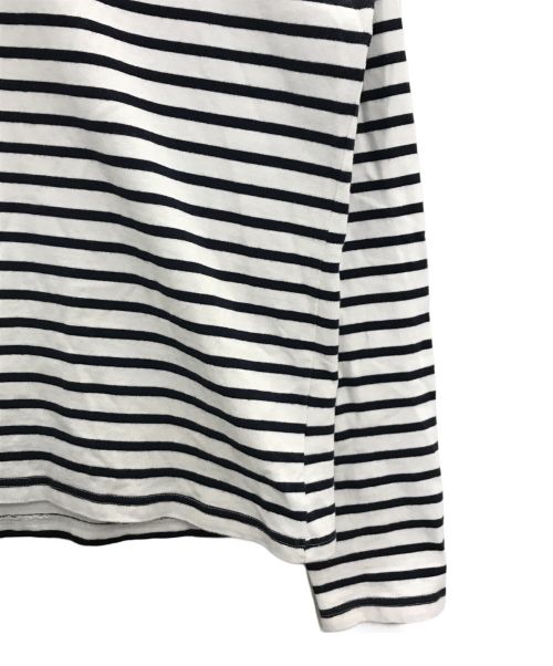 Barbour（バブアー）Barbour (バブアー) ロングスリーブTシャツ ネイビー×ホワイト サイズ:Lの古着・服飾アイテム