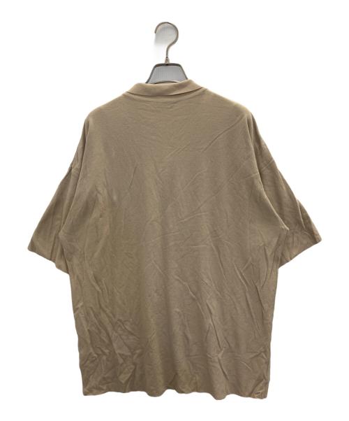 AURALEE（オーラリー）AURALEE (オーラリー) HARD TWIST AMUNZEN DOUBLE CLOTH POLO ベージュ サイズ:5の古着・服飾アイテム