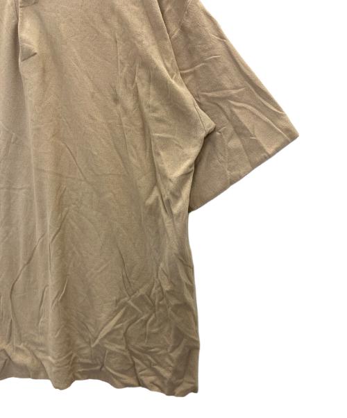 AURALEE（オーラリー）AURALEE (オーラリー) HARD TWIST AMUNZEN DOUBLE CLOTH POLO ベージュ サイズ:5の古着・服飾アイテム