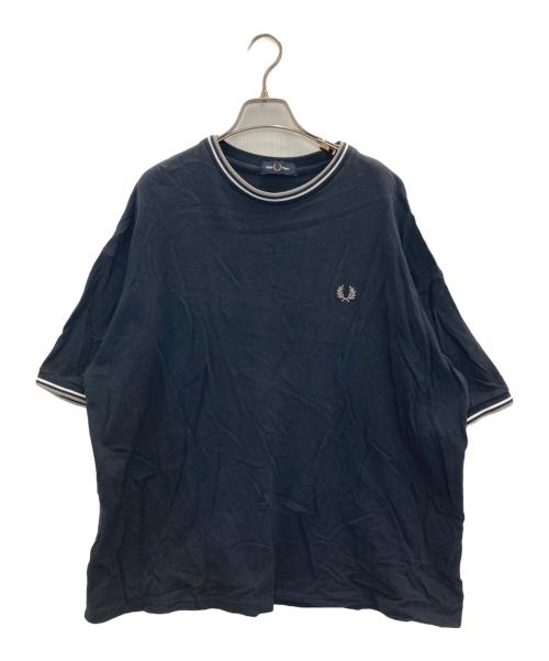 FRED PERRY（フレッドペリー）FRED PERRY (フレッドペリー) JOURNAL STANDARD (ジャーナルスタンダード) 別注カノコTEE ネイビー サイズ:Lの古着・服飾アイテム