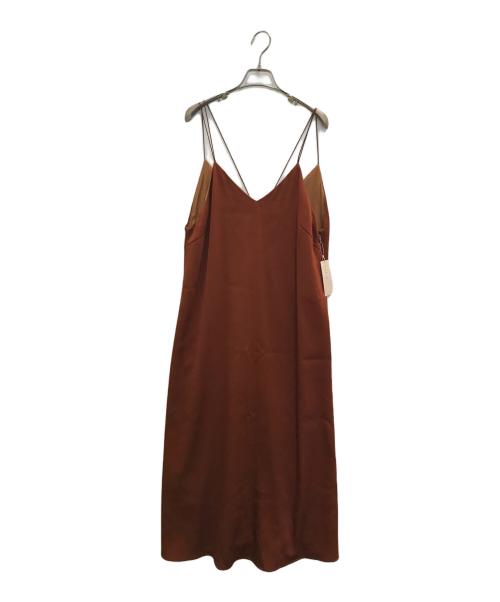 stola.（ストラ）stola. (ストラ) キャミソールワンピース ブラウン サイズ:40 未使用品の古着・服飾アイテム