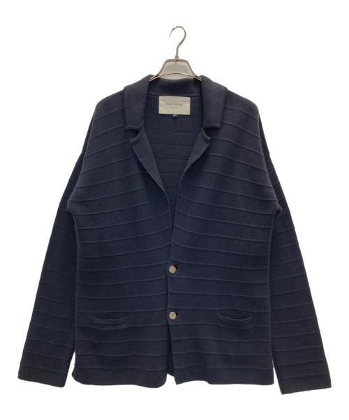 Casely-Hayford（ケイスリーヘイフォード）Casely-Hayford (ケイスリーヘイフォード) 2Bニットジャケット ネイビー サイズ:Ⅿの古着・服飾アイテム
