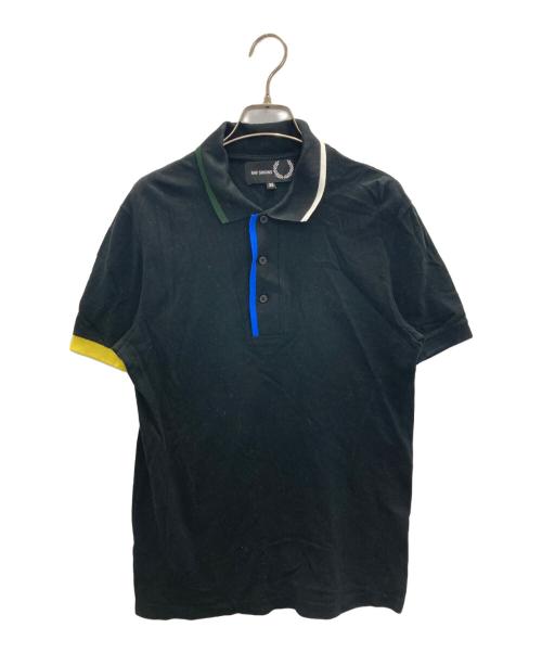 FRED PERRY RAF SIMONS（フレッドペリー ラフシモンズ）FRED PERRY RAF SIMONS (フレッドペリー ラフシモンズ) ポロシャツ ブラック サイズ:38の古着・服飾アイテム