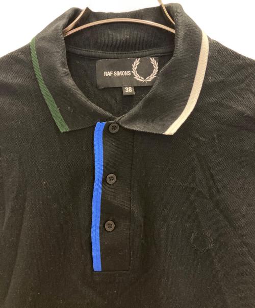 FRED PERRY RAF SIMONS（フレッドペリー ラフシモンズ）FRED PERRY RAF SIMONS (フレッドペリー ラフシモンズ) ポロシャツ ブラック サイズ:38の古着・服飾アイテム