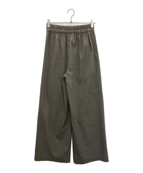 BEAUTY&YOUTH UNITED ARROWS（ビューティーアンドユースユナイテッドアローズ）BEAUTY&YOUTH UNITED ARROWS (ビューティーアンドユースユナイテッドアローズ) ハウンドトゥースタックワイドパンツ グレー サイズ:Mの古着・服飾アイテム