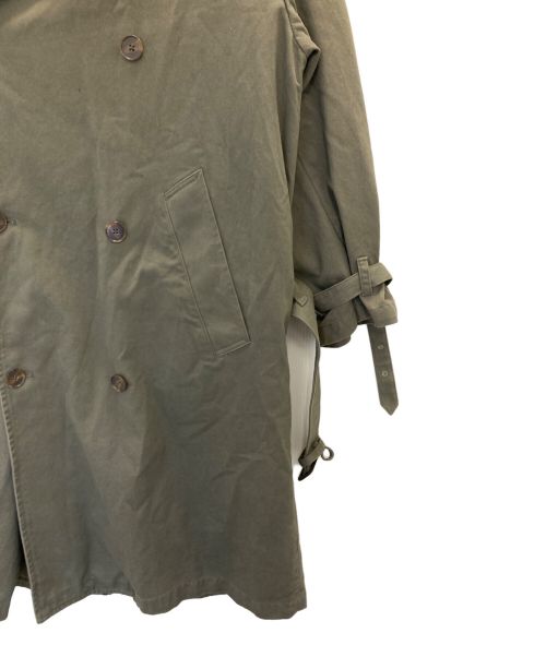 Adam et Rope（アダム エ ロペ）Adam et Rope (アダムエロペ) オーバーサイズトレンチコート カーキ サイズ:Sの古着・服飾アイテム