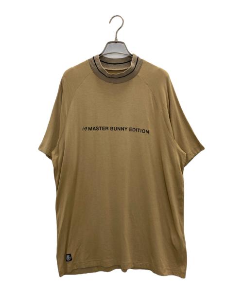 MASTER BUNNY EDITION（マスターバニーエディション）MASTER BUNNY EDITION (マスターバニーエディション) プリントハイネックカットソー ベージュ サイズ:6の古着・服飾アイテム