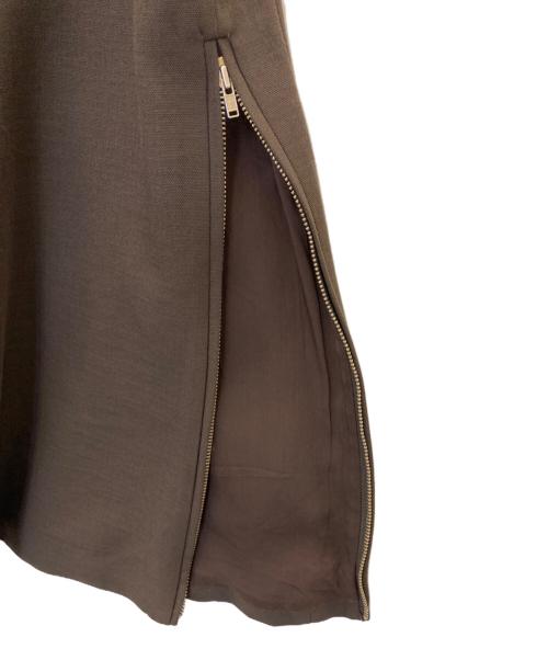 ESLOW（エスロー）ESLOW (エスロー) SIDE ZIP VEST サイドジップベスト ブラウン サイズ:2の古着・服飾アイテム