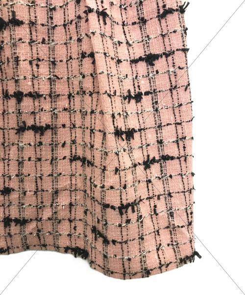 M'S GRACY（エムズグレイシー）M'S GRACY (エムズグレイシー) ツイードワンピース ピンク サイズ:38の古着・服飾アイテム