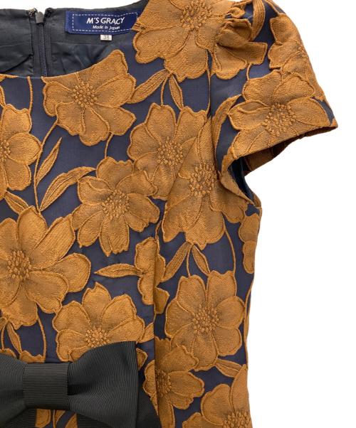 M'S GRACY（エムズグレイシー）M'S GRACY (エムズグレイシー) ワンピース ブラウン サイズ:38の古着・服飾アイテム