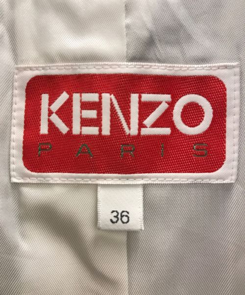 KENZO（ケンゾー）KENZO (ケンゾー) オーバーサイズ Kimono スリーブ テーラード ジャケット ブラック サイズ:36の古着・服飾アイテム