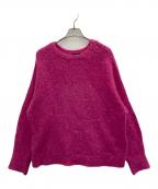 journal standard L'essageジャーナルスタンダード レサージュ）の古着「モヘヤアルパカ混ニット」｜ショッキングピンク