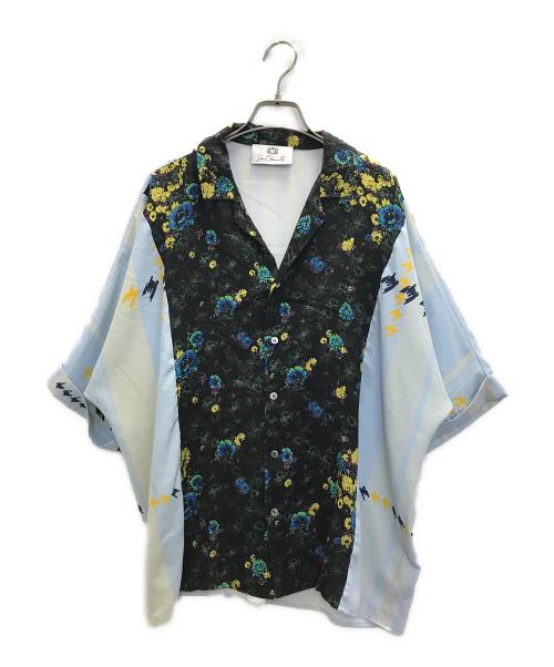 JUN OKAMOTO（ジュンオカモト）JUN OKAMOTO (ジュンオカモト) 半袖シャツ ブルー サイズ:Mの古着・服飾アイテム