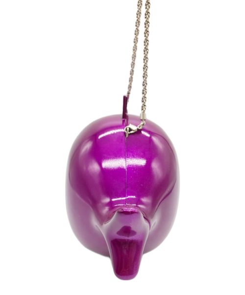 PAUL SMITH（ポールスミス）PAUL SMITH (ポールスミス) フィッシュモチーフチェーンショルダーバッグ パープルの古着・服飾アイテム