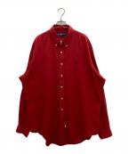 POLO RALPH LAURENポロ・ラルフローレン）の古着「ボタンダウンシャツ」｜レッド