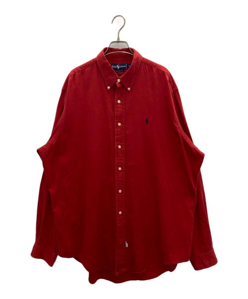 POLO RALPH LAUREN（ポロ・ラルフローレン）POLO RALPH LAUREN (ポロ・ラルフローレン) ボタンダウンシャツ レッド サイズ:XLの古着・服飾アイテム