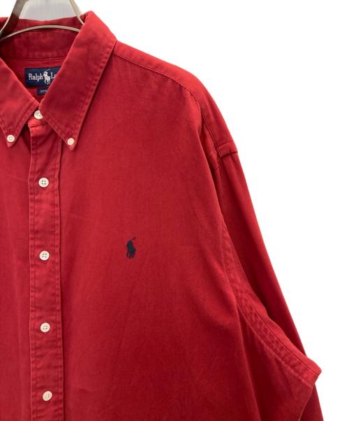 POLO RALPH LAUREN（ポロ・ラルフローレン）POLO RALPH LAUREN (ポロ・ラルフローレン) ボタンダウンシャツ レッド サイズ:XLの古着・服飾アイテム