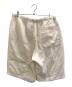 Porter Classic (ポータークラシック) SASHIKO LINEN PREMIUM SHORTS 刺し子リネン プレミアムショーツ アイボリー サイズ:XL：12000円