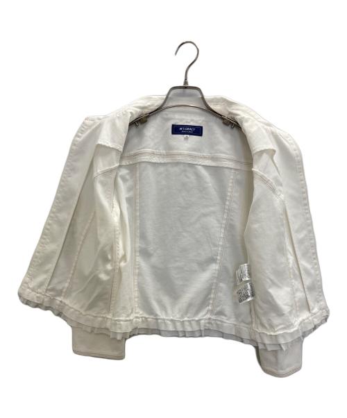 M'S GRACY（エムズグレイシー）M'S GRACY (エムズグレイシー) レース装飾ジャケット ホワイト サイズ:Mの古着・服飾アイテム