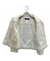 中古・古着 M'S GRACY (エムズグレイシー) レース装飾ジャケット ホワイト サイズ:M：4000円