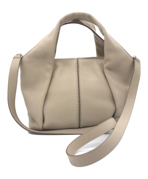 TOD'S（トッズ）TOD'S (トッズ) シャツバッグショッピング ミニ ベージュの古着・服飾アイテム