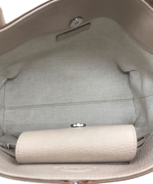 TOD'S（トッズ）TOD'S (トッズ) シャツバッグショッピング ミニ ベージュの古着・服飾アイテム