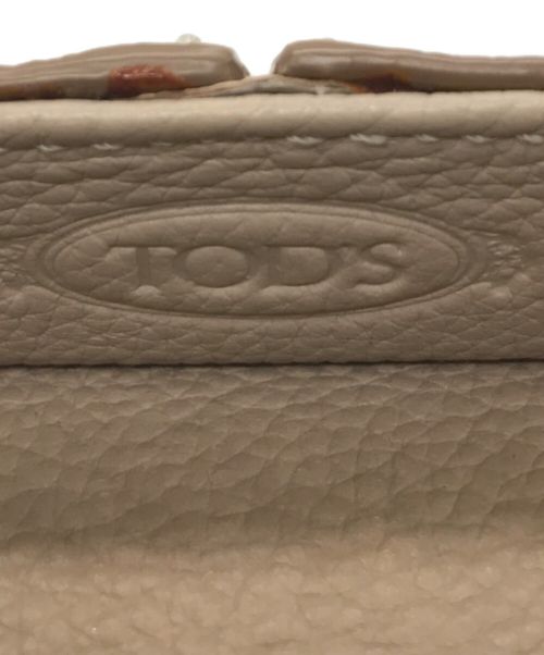TOD'S（トッズ）TOD'S (トッズ) シャツバッグショッピング ミニ ベージュの古着・服飾アイテム
