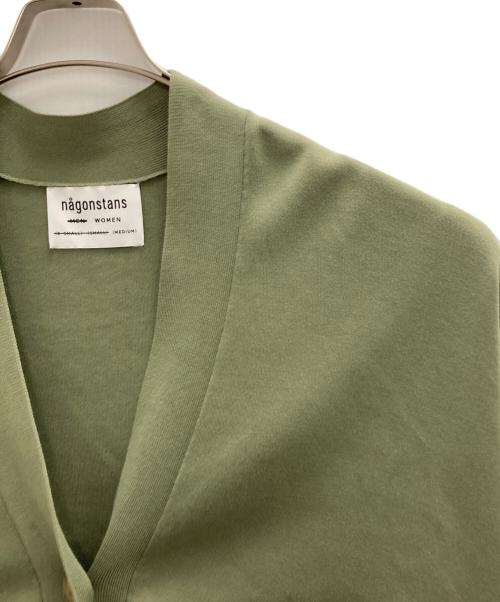 nagonstans（ナゴンスタンス）nagonstans (ナゴンスタンス) ニットカーディガン グリーン サイズ:Mの古着・服飾アイテム