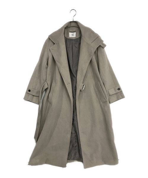 TK TAKEO KIKUCHI（ティーケー タケオキクチ）TK TAKEO KIKUCHI (ティーケー タケオキクチ) ロングコート ベージュ サイズ:Sの古着・服飾アイテム