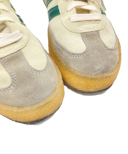 adidas（アディダス）adidas (アディダス) Ronnie Fieg Clarks ベージュ×グリーン サイズ:27.5の古着・服飾アイテム