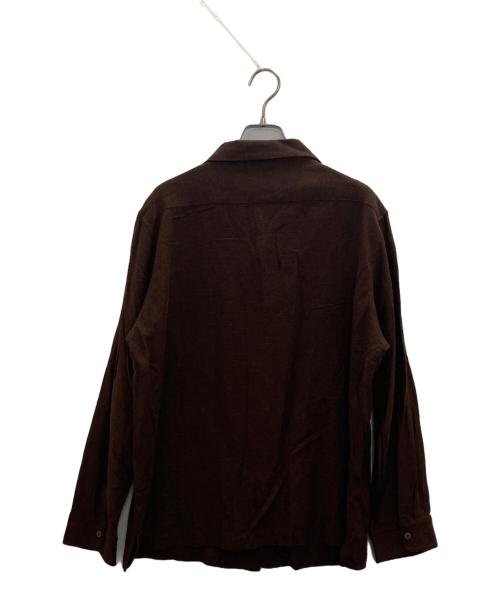 KUSTOMSTYLE（カスタムスタイル）KUSTOMSTYLE (カスタムスタイル) シャツ ブラウン サイズ:Lの古着・服飾アイテム