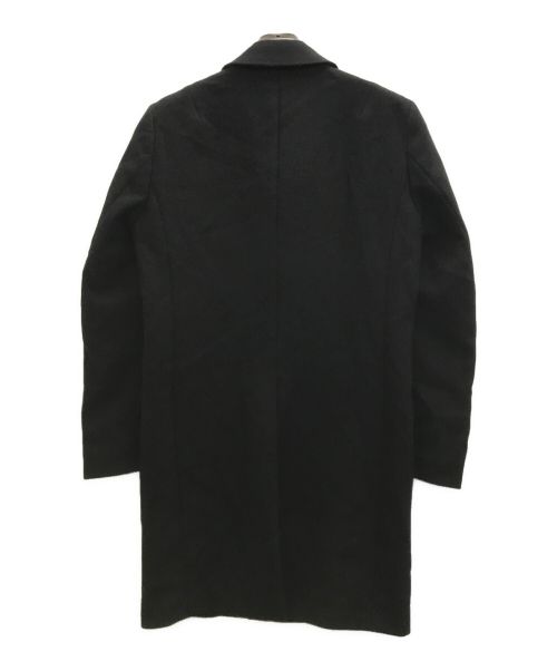 ATTACHMENT（アタッチメント）ATTACHMENT (アタッチメント) カシミヤ混平二重メルトン チェスターコート ブラック サイズ:2の古着・服飾アイテム