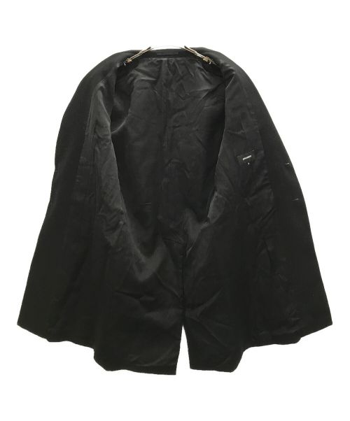 ATTACHMENT（アタッチメント）ATTACHMENT (アタッチメント) カシミヤ混平二重メルトン チェスターコート ブラック サイズ:2の古着・服飾アイテム