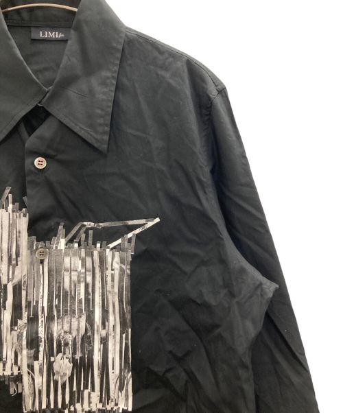 LIMI feu（リミフゥ）LIMI feu (リミフゥ) 河村康輔 PHOTO COLLAGE PRINT SHIRT ブラック サイズ:2の古着・服飾アイテム