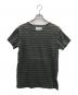 Maison Martin Margiela（メゾンマルタンマルジェラ）の古着「ヴィンテージ加工ボーダーTシャツ」｜グレー