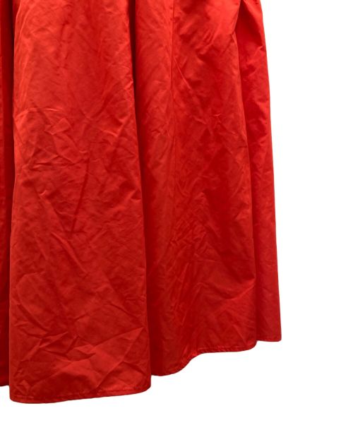 JILL STUART（ジルスチュアート）JILL STUART (ジルスチュアート) ボリュームマキシスカート レッド サイズ:2 未使用品の古着・服飾アイテム